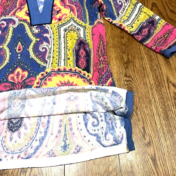 J. McLaughlin V-Neck Tunic Sweater - Picture 4 of 9